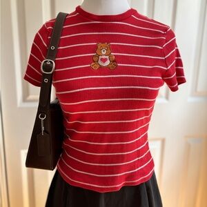 Care Bears Red and White Striped Shirt